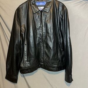 Pelle Studio by Wilson Men’s Black Leather Jacket size Medium